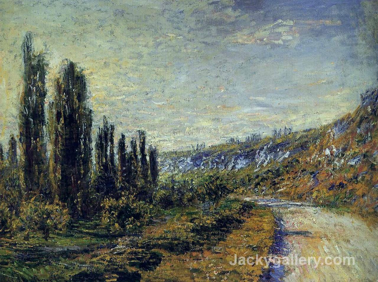 The Road from Vetheuil by Claude Monet paintings reproduction